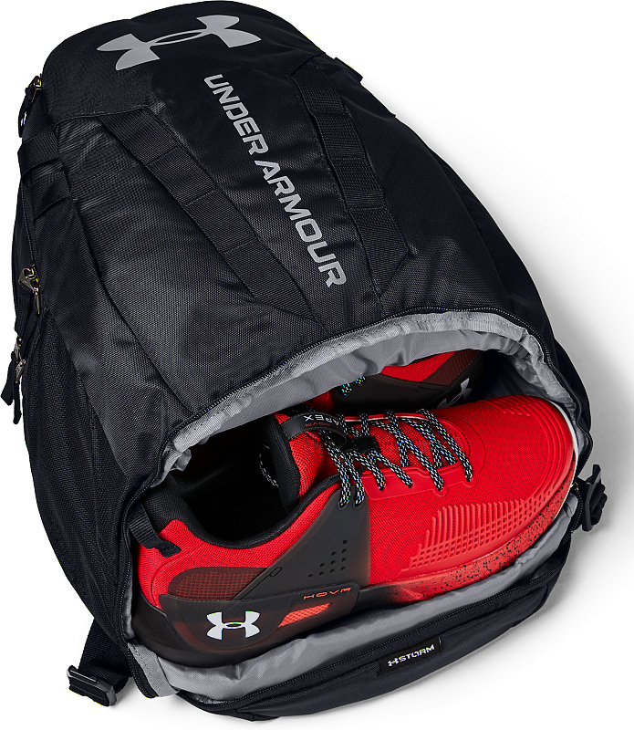 UNDER ARMOUR Batoh Hustle 5.0 - čierny/biely (1361176-001)