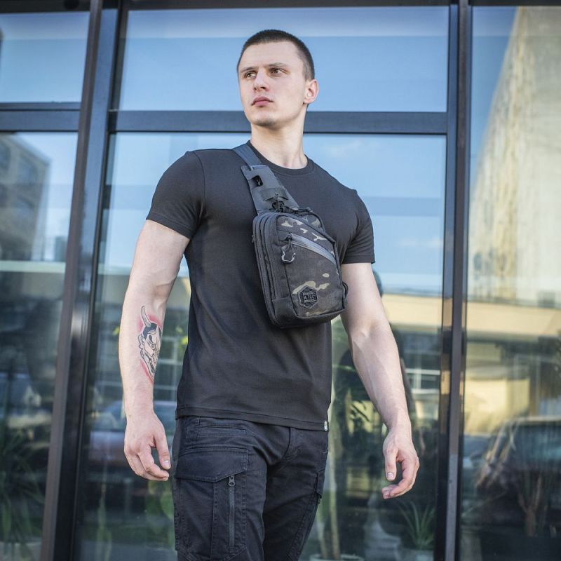 M-TAC Taška na plece pre skryté nosenie zbrane Elite Hex - multicam black / black (10175208)