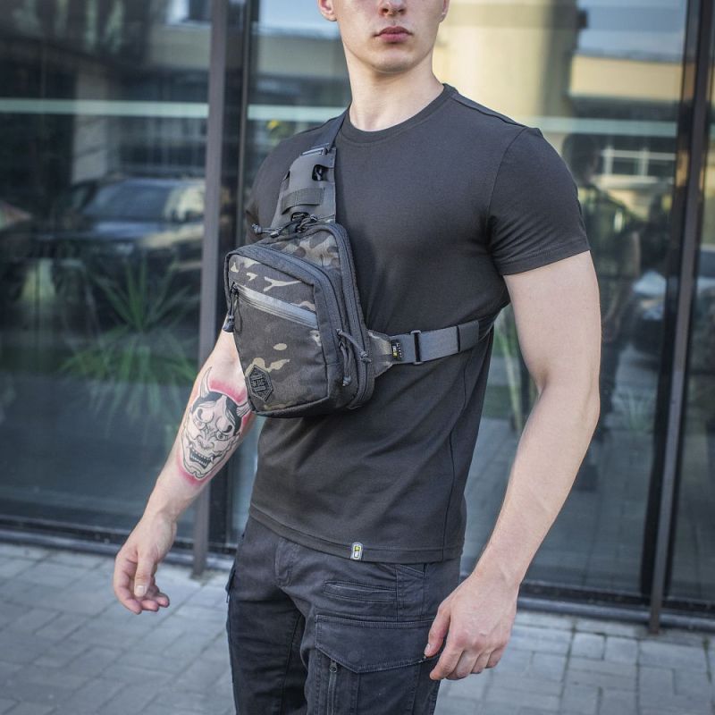 M-TAC Taška na plece pre skryté nosenie zbrane Elite Hex - multicam black / black (10175208)