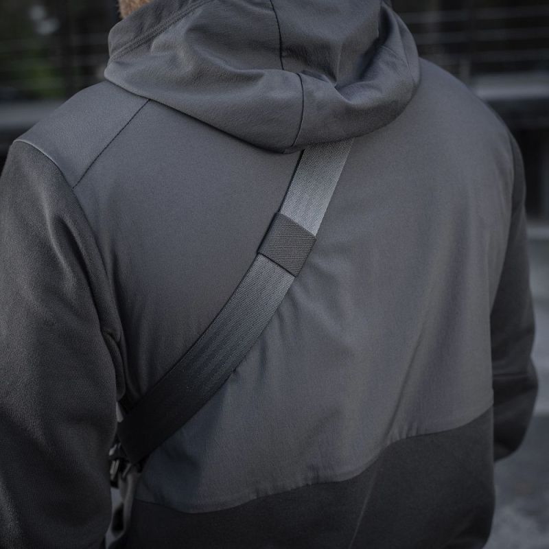 M-TAC Taška na plece pre skryté nosenie zbrane Cross Slim Elite Hex - black (10210002)