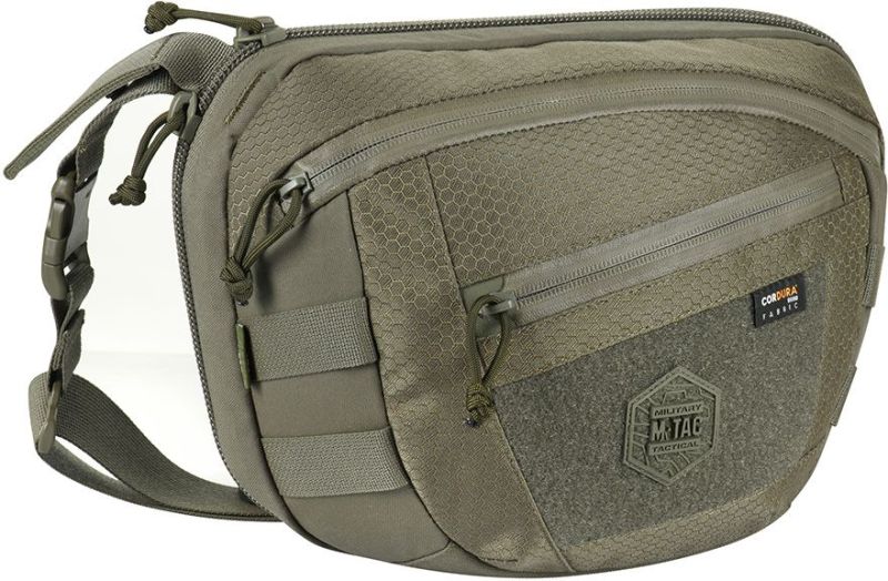 M-TAC Taška cez rameno Sphaera Hex Hardsling Large with Velcro Elite - ranger green (51422023)