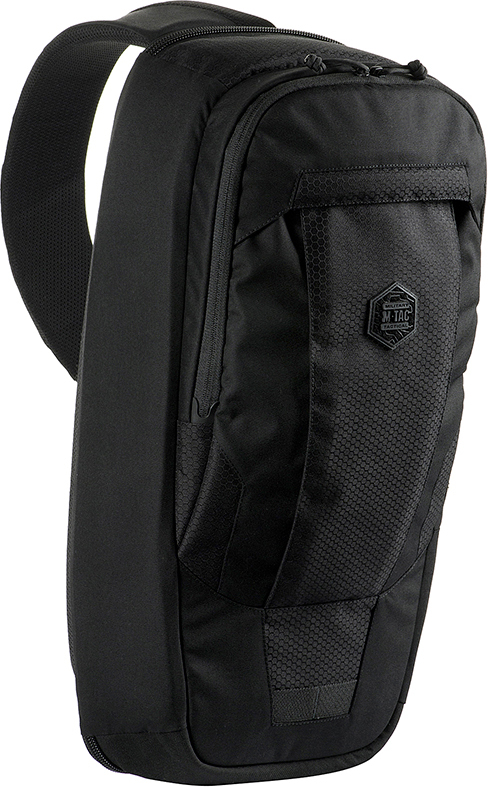 M-TAC Batoh Single-Strap Agent Elite Hex - black (10149002)