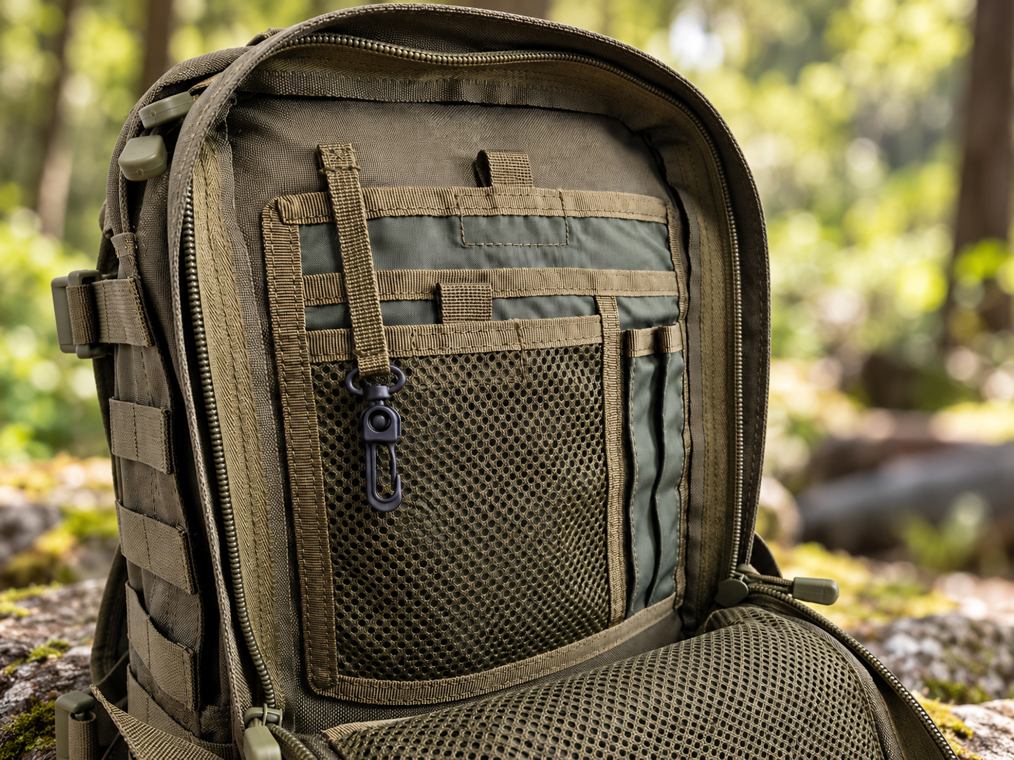 WANDRACK TACTICAL Batoh Milvus Mk2 - green