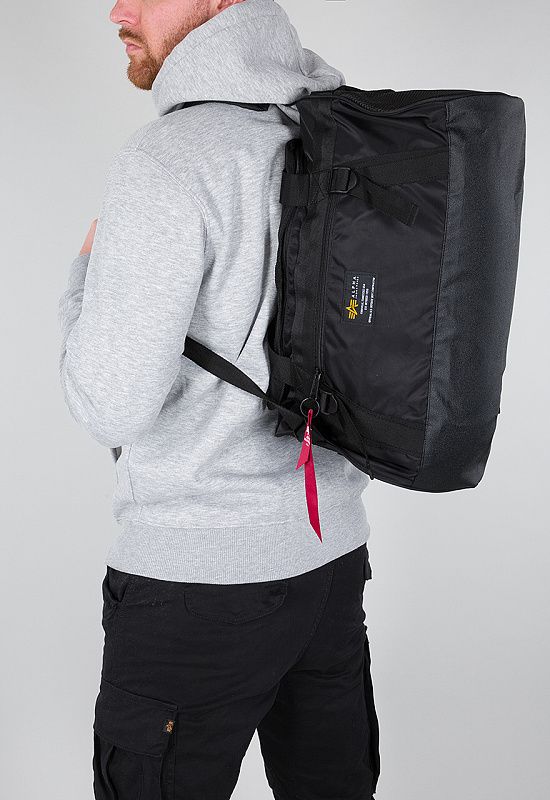 ALPHA INDUSTRIES Taška Crew Duffle Bag - čierna (196922/03)