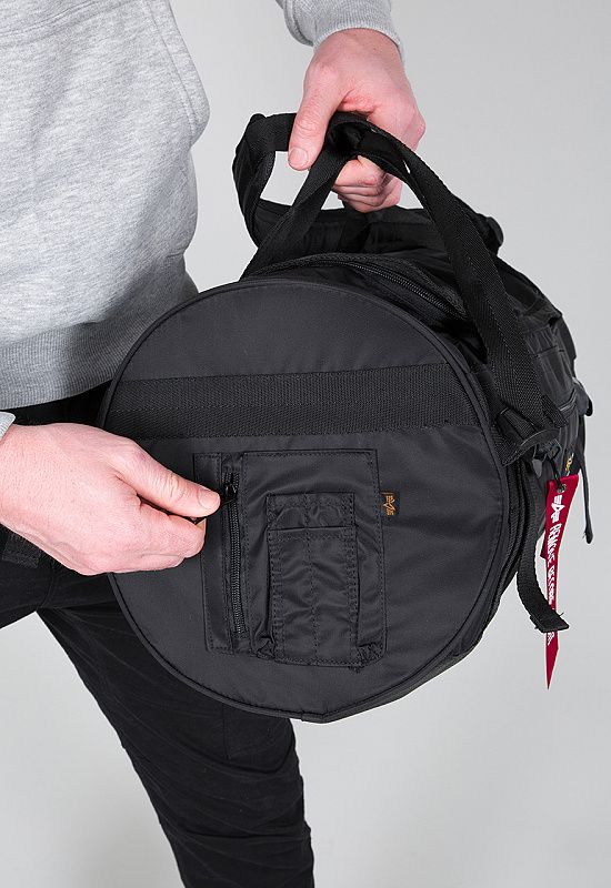 ALPHA INDUSTRIES Taška Crew Duffle Bag - čierna (196922/03)