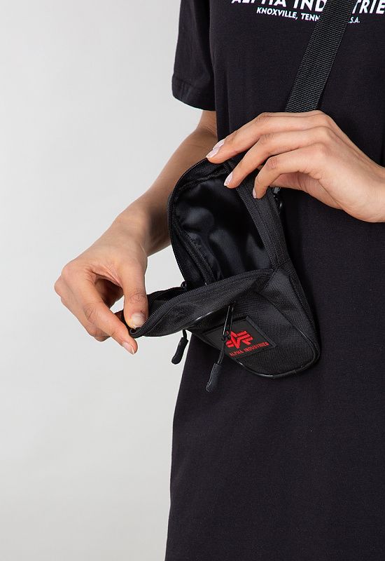 ALPHA INDUSTRIES Taška cez rameno Big RP Utility Bag - čierna (116920/03)