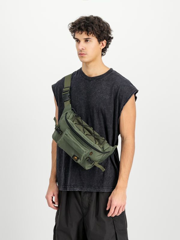 ALPHA INDUSTRIES Ľadvinka Combat Waist Bag - dark olive (156949/142)
