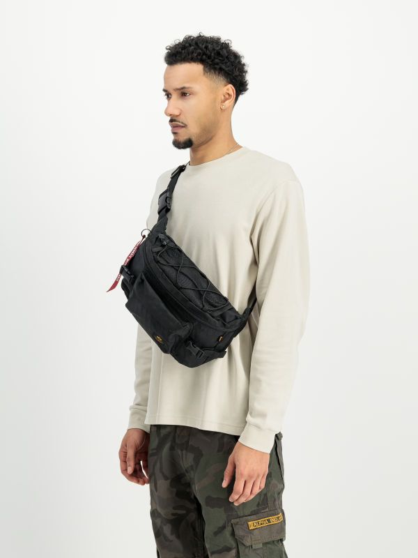 ALPHA INDUSTRIES Ľadvinka Combat Waist Bag - black (156949/03)