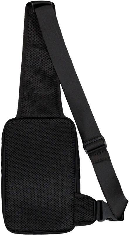 ALPHA INDUSTRIES Taška cez rameno Label Sling Bag - black (266944/03)