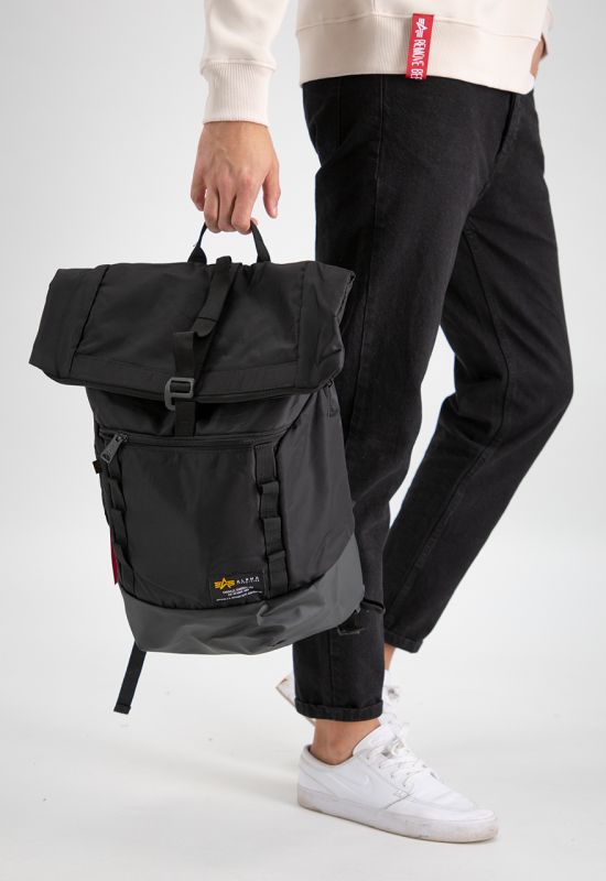 ALPHA INDUSTRIES Batoh Crew RT Bag - čierny (126941/03)