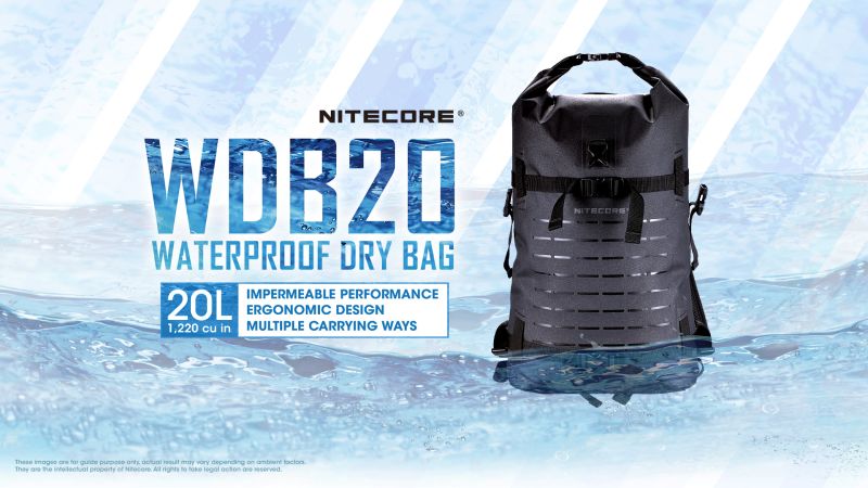 NITECORE Vodeodolný batoh WDB20 - black
