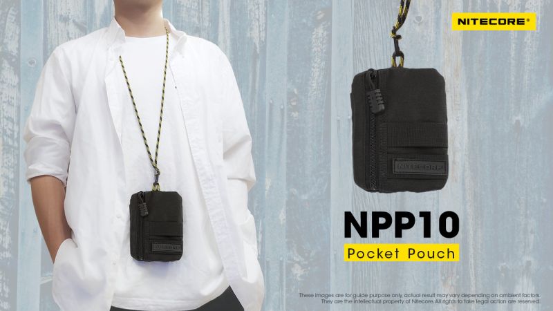 NITECORE Kapsička na krk NPP10 - black