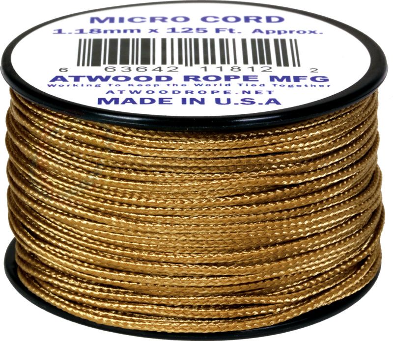 Micro Cord Tan 1.18mm x 125ft (RG1276)