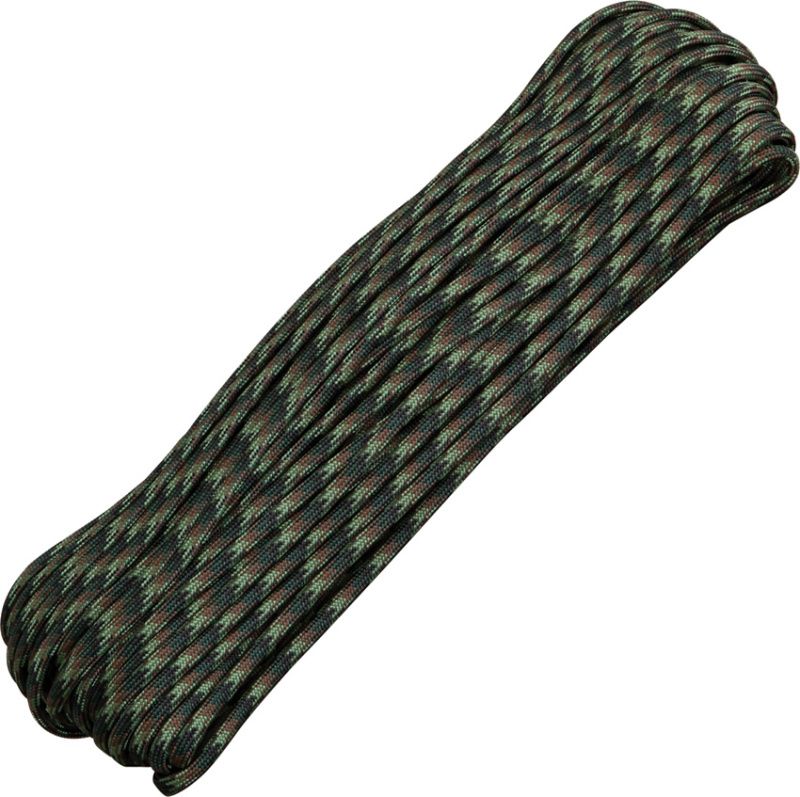 US paracord originálna padáková šnúra 30m - woodland (RG005H)