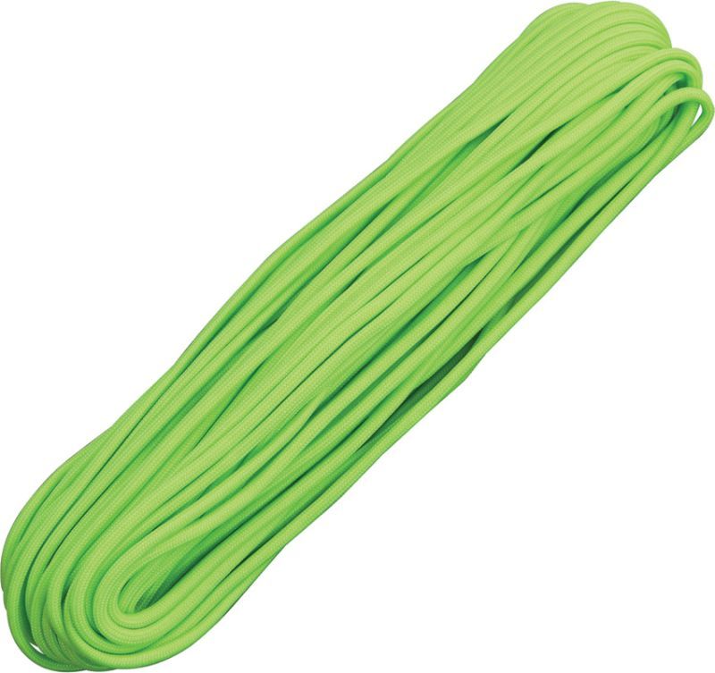 US paracord originálna padáková šnúra 30m - neon zelená (RG009H)