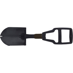 MFH Skladia lopatka, 3 dielna, s obalom - black (27031)