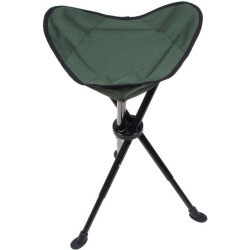 MFH Skladacia stolička trojnohá - olivová (31897)
