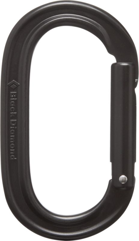 BLACK DIAMOND Karabína OVAL KEYLOCK - čierna (BD210083)