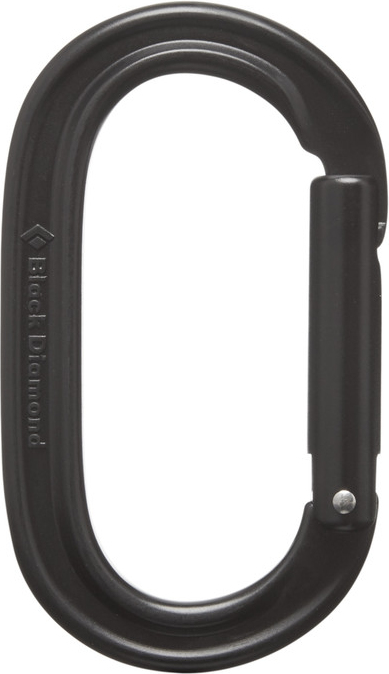 BLACK DIAMOND Karabína OVAL KEYLOCK v.2 - black (BD210163-0002)