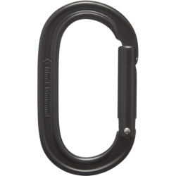 BLACK DIAMOND Karabína OVAL KEYLOCK v.2 - black (BD210163-0002)