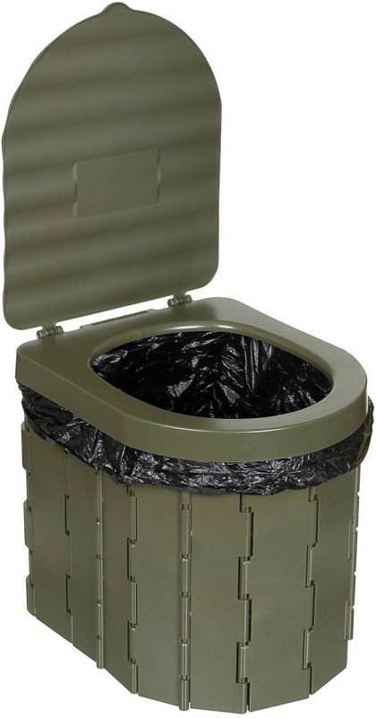 FOX OUTDOOR Skladacia kempingová toaleta - olive (27920B)