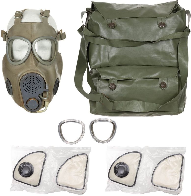 Plynova maska M-10M, dekorácia