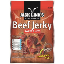 JACK LINKS Sušené mäso Sweet & Hot Jerky 25g