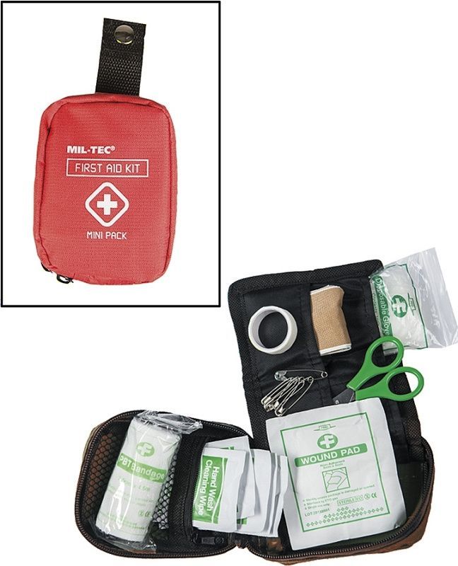 MILTEC Lekárnička First Aid Mini - červená (16025810)