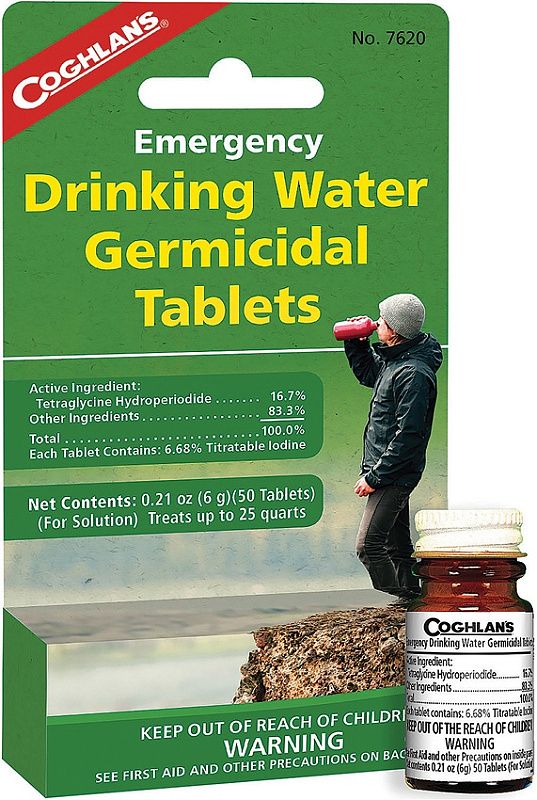 COGHLANS Dezinfekčné tablety na vodu 50ks (CGN7620)