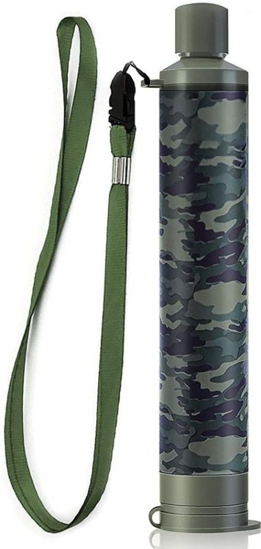 Membrane Solutions Water Filter Straw Camo (MSLOESF001)