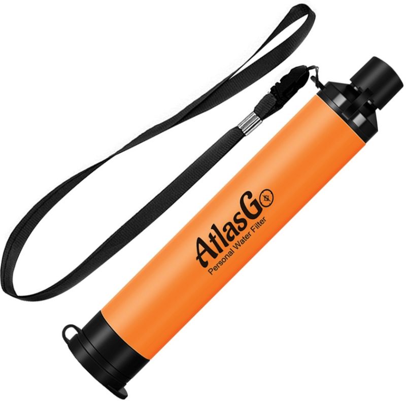 Atlas Go Water Filter Straw Orange (MSLOESF017G)