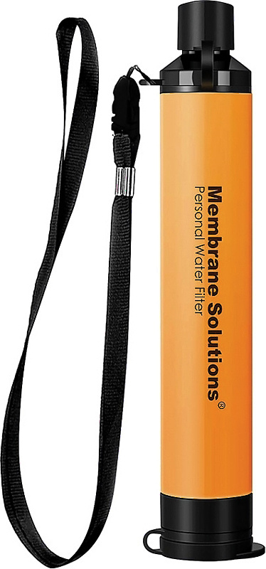 Membrane Solutions Water Filter Straw Orange (MSLOESF017)