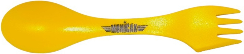 MUNIČÁK Plastový príbor - yellow