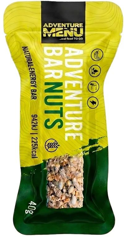 ADVENTURE MENU BAR Tyčinka Nuts 40g