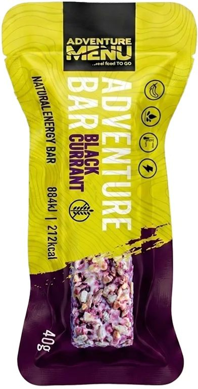ADVENTURE MENU BAR Tyčinka Black currant 40g