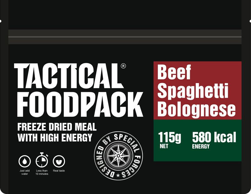 TACTICAL FOODPACK Boloňské špagety s hovädzím mäsom