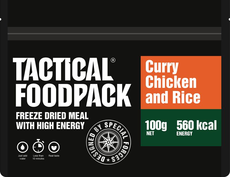 TACTICAL FOODPACK Kuracie mäso na kari s ryžou