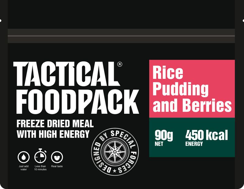 TACTICAL FOODPACK Ryžový nákyp s malinami