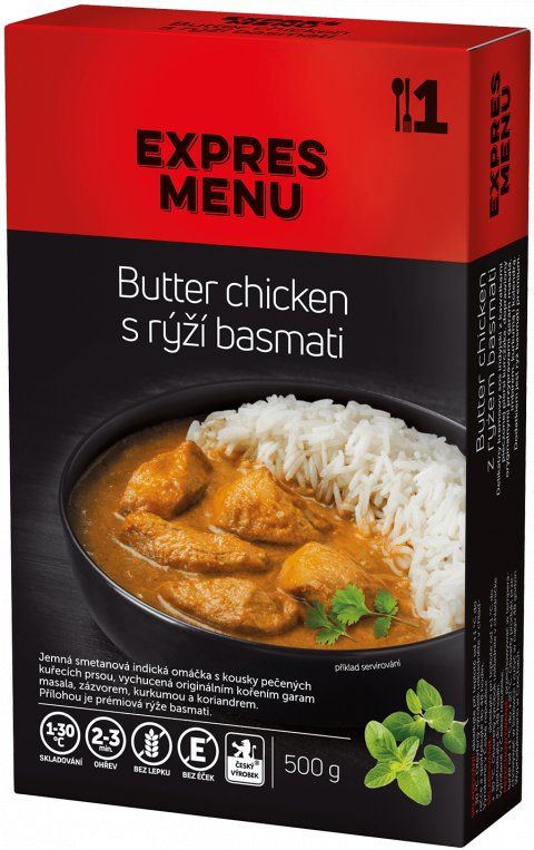 EXPRES MENU KM Butter chicken, basmati ryža 500g