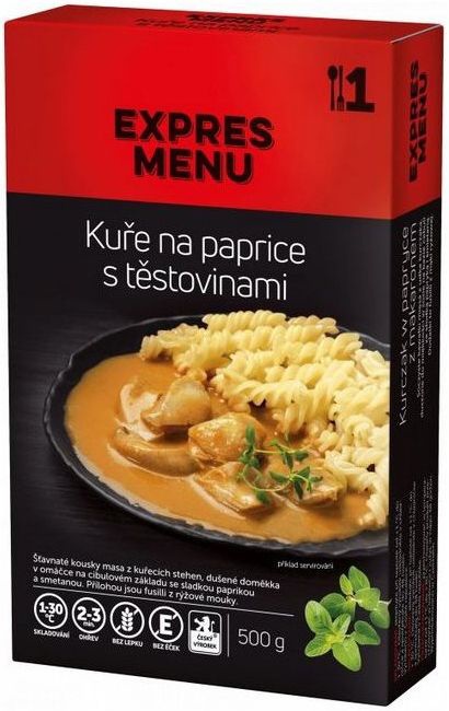 EXPRES MENU KM Kuracie mäso na paprike s cestovinou 500g