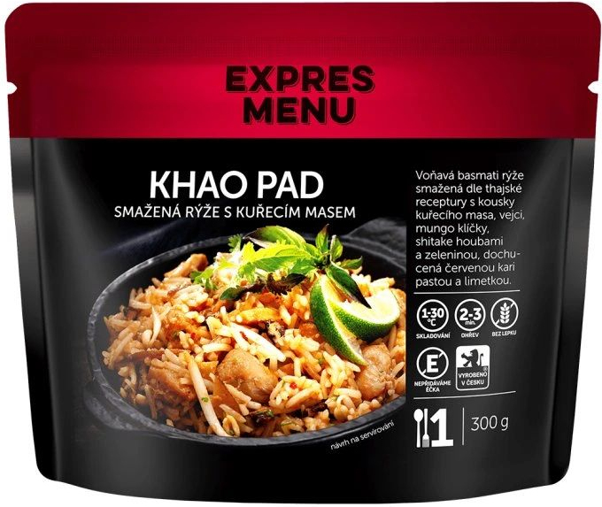 EXPRES MENU Khao Pad smažená ryža s kuracím mäsom 300g
