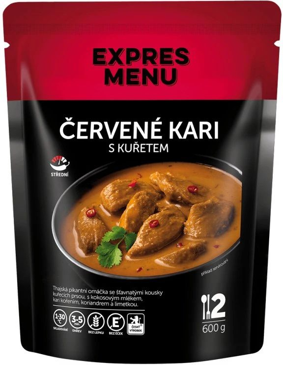 EXPRES MENU Červené karí s kuracím mäsom 600g