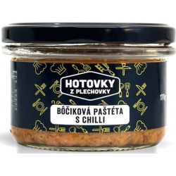 HOTOVKY Z PLECHOVKY Bôčiková paštéta s chilli 170g