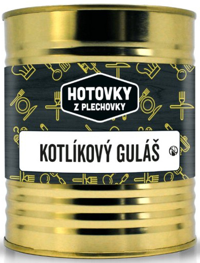 HOTOVKY Z PLECHOVKY Kotlíkový guláš 800ml