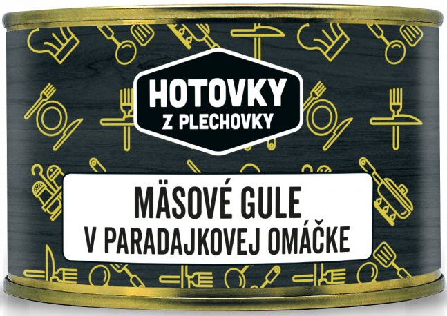 HOTOVKY Z PLECHOVKY Mäsové gule v paradajkovej omáčke 1 porcia 400g