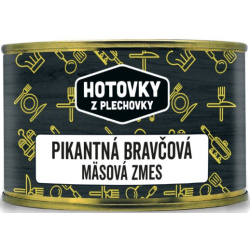 HOTOVKY Z PLECHOVKY Pikantná bravčová mäsová zmes 1 porcia 400g