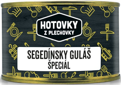 HOTOVKY Z PLECHOVKY Segedínsky guláš špeciál 400g