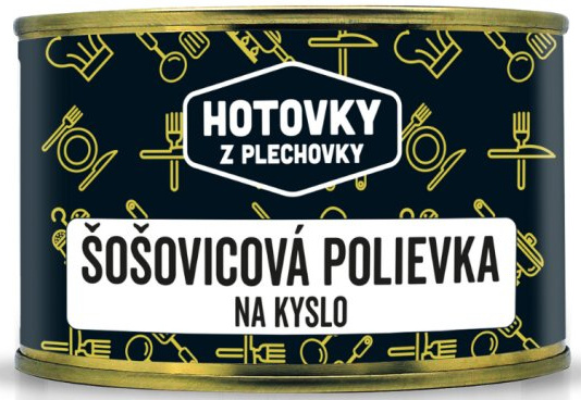 HOTOVKY Z PLECHOVKY Šošovicová polievka na kyslo 400ml