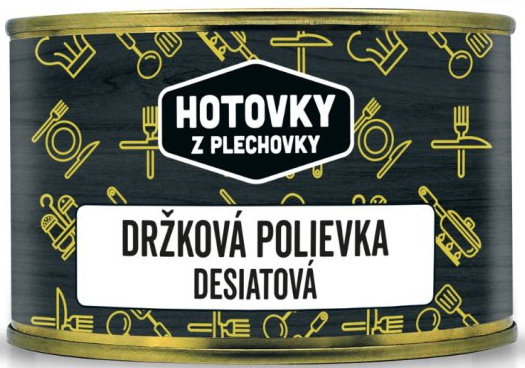 HOTOVKY Z PLECHOVKY Držková polievka desiatová 400ml