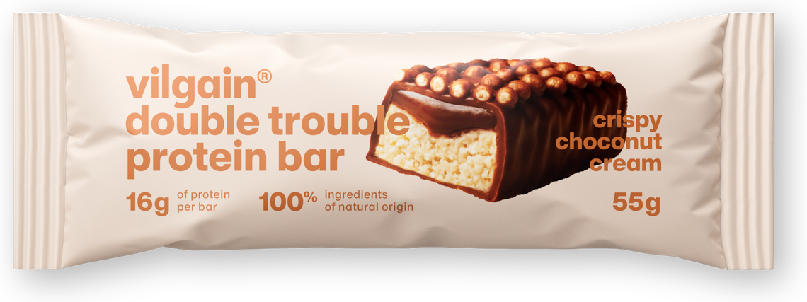 VILGAIN Tyčinka Double Trouble Protein Bar choco bueno 55g